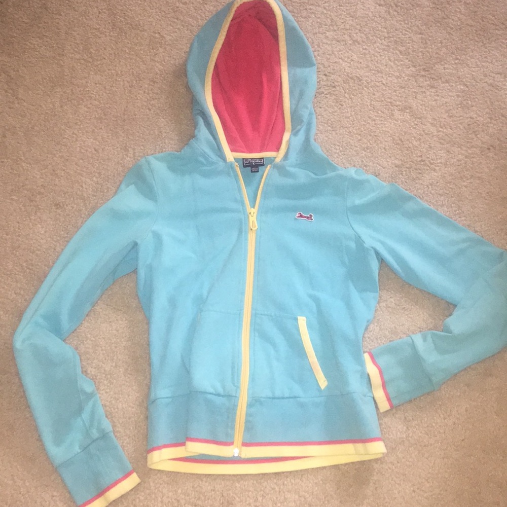 💗💙💛Vintage Le Tigre Zip-Up Hoodie 💗💙💛